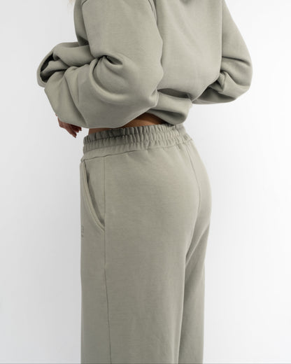 Taller straight leg jogger in grey